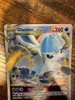 Pokemon TCG Glaceon VSTAR Sword & Shield SWSH197 Holo Promo - Image 2