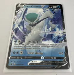 Pokemon Black Star Promo Ice Rider Calyrex V SWSH130 NM - Image 5