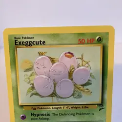 Pokemon TCG Exeggcute Base Set 2 74/130 Regular Unlimited Common- Near Mint - Image 2