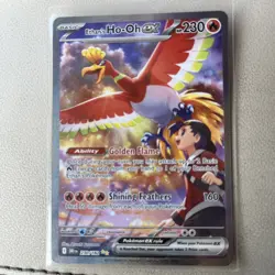 Pokemon TCG Ethan's Ho-Oh EX Sir 230/182 Destined Rivals - Image 1