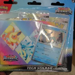 Pokemon TCG Prismatic Evolutions Tech Sticker Collection NEW Sealed Leafeon - Image 1
