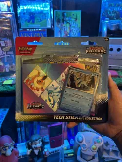 Pokemon TCG Scarlet Violet Prismatic Evolutions Tech Sticker Collection Glaceon - Image 1