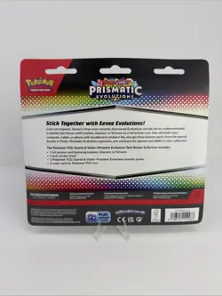 Pokemon TCG Scarlet Violet Prismatic Evolutions Tech Sticker Collection Glaceon - Image 2