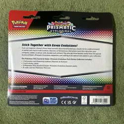 Pokemon TCG Scarlet Violet Prismatic Evolutions Tech Sticker Collection Glaceon - Image 4