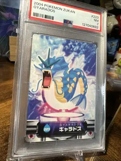2004 Pokemon Advanced Generation Zukan #223 Gyarados PSA 7 - Image 3