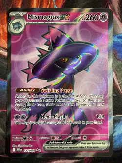 Pokemon TCG Phantasmal Flames Mismagius Ex 112/094 Special Illustration Rare - Image 1