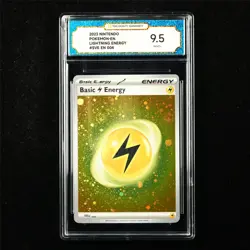 TQG 9.5 MINT+ 2023 Pokemon ENG Lightning Energy #004 - Image 1