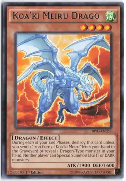 Yugioh - Koa'ki Meiru Drago BP03-EN057 1st Edition - Battle Pack 3: Monster Leag - Image 1