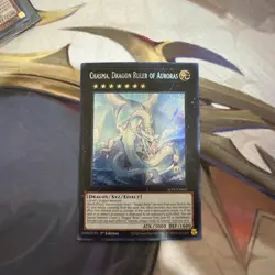 Yu-Gi-Oh TCG Chasma, Dragon Ruler of Auroras ALIN-EN047 1st Edition Secret Rare - Image 1