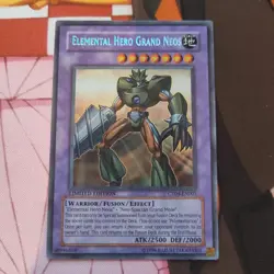 Yugioh Elemental HERO Grand Neos CT04-EN001 Secret Rare LP - Image 1
