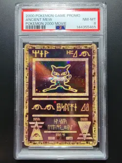 2000 Pokemon Game Promo Movie Ancient Mew PSA 8 - Image 1