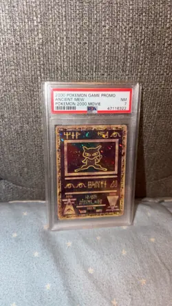 2000 POKEMON GAME MOVIE PROMO ANCIENT MEW PSA 7 NEAR MINT VINTAGE - Image 1