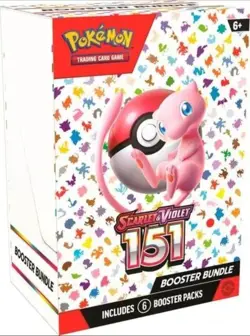 Pokemon TCG Scarlet & Violet 151 Booster Bundle Sealed New (6 packs) ENGLISH - Image 1