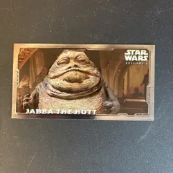 Star Wars Topps Episode 1 Series 2 Widevision Embosse Foil Card E3 Jabba the Hut - Image 1