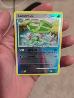Pokemon Lombre Reverse Holo Card 54/132 Secret Wonders Series - Image 1