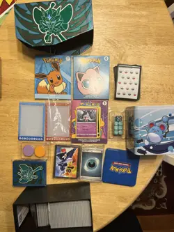 Mixed Lot of pokemon cards With a box Good Condition. - Image 1