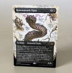 MTG Rottenmouth Viper - Borderless - BLB NM - Image 1