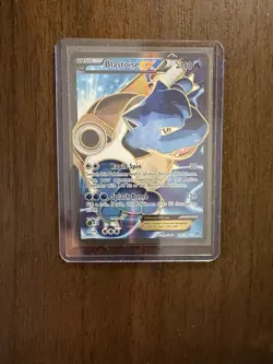 Pokemon TCG Blastoise EX 142/146 Full Art XY Base Set Card - Image 2