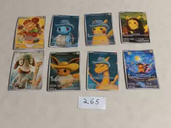 8 Pokemon x Van Gogh Black Star Promo ACG Art Card - read description - Image 1