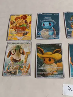 8 Pokemon x Van Gogh Black Star Promo ACG Art Card - read description - Image 2