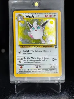 Wigglytuff Holo Rare 19/130 – Base Set 2 – 1999 Wizards Pokemon Card LP - Image 1