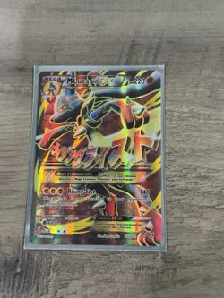 Pokemon Card - M Lucario EX 55a/111 Furious Fists Full Art Ultra Rare Holo - Image 1