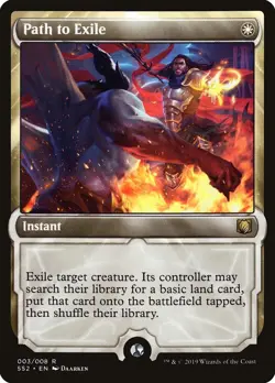 Path to Exile Foil Near Mint MTG Signature Spellbook: Gideon Magic the Gathering - Image 1