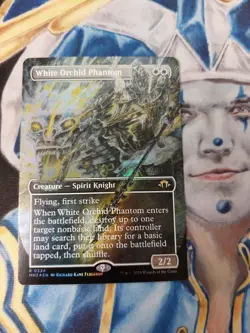 MTG White Orchid Phantom FOIL Borderless Modern Horizons 3 White Rare NM-M x1 - Image 2