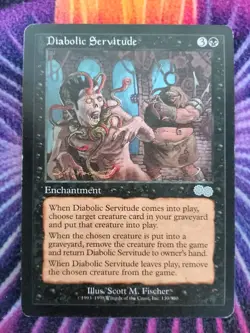 MTG Magic the Gathering - Diabolic Servitude - Image 1