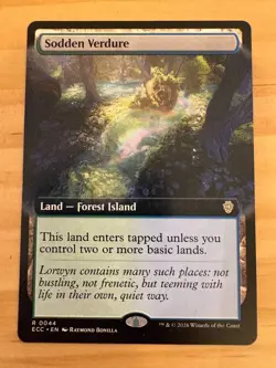 Sodden Verdure (Extended Art) Commander: Lorwyn Eclipsed Regular - Image 1