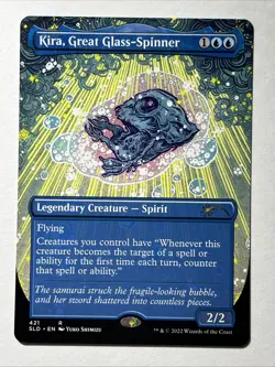 Kira, Great Glass-Spinner (421) - Borderless x1 - Secret Lair Drop Series - LP - Image 1