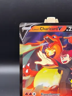 Pokemon TCG Lance's Charizard V SWSH133 Celebrations Black Star Promo NM #SWSH13 - Image 2