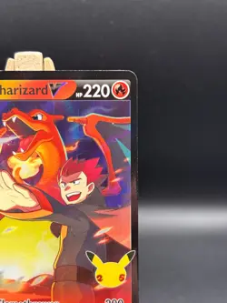Pokemon TCG Lance's Charizard V SWSH133 Celebrations Black Star Promo NM #SWSH13 - Image 3
