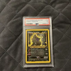 2002 Pokemon Neo Destiny Shining Tyranitar Holo #113/105 PSA 5 - Image 1