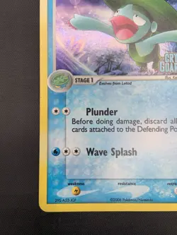 Pokemon TCG Lombre 37/100 ex Crystal Guardians Reverse Holo - Image 4
