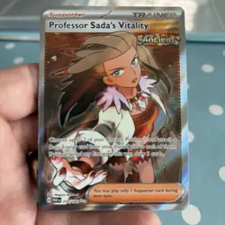 Pokemon TCG Professor Sada's Vitality Full Art Card 239/182 Paradox Rift - NM - Image 1