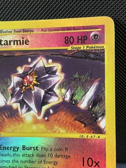 Starmie 30/144 - Pokemon TCG 2003 Skyridge Set - E-Series - Reverse Holo - Image 3