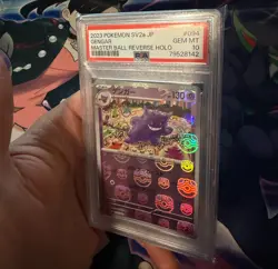 Pokemon Gengar 151 sv2a Japanese Master Ball Reverse Holo #094 PSA 10 Gem Mint - Image 3