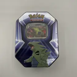 Pokemon TCG: Tyranitar Triple Whammy Collectors Tin - Factory Sealed AUTHENTIC - Image 1