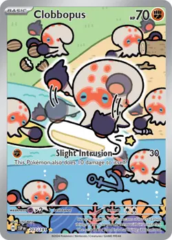 x1 Clobbopus - 207/191 - Illustration Rare Pokemon SV08 Surging Sparks M/NM - Image 1