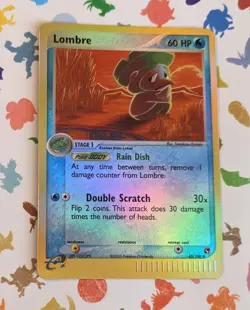 Pokemon TCG Lombre 45/100 Reverse Holo EX Sandstorm English 2003 - Image 1