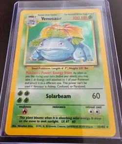 Pokemon TCG Venusaur Base Set 15/102 Holo 1999-2000 Wizards Base Set... - Image 1