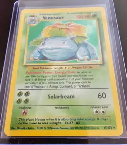 Pokemon TCG Venusaur Base Set 15/102 Holo 1999-2000 Wizards Base Set... - Image 2