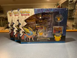 Pokemon Celebrations Deluxe Pin Collection Zacian EX Box - Image 1