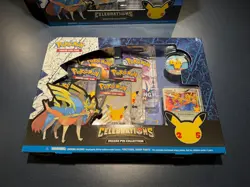 Pokemon Celebrations Deluxe Pin Collection Zacian EX Box - Image 2