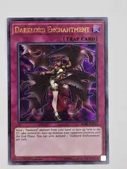 Yu-Gi-Oh! 1st Edition Darklord Enchantment #DESO-EN037 Near Mint - Image 1