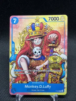 Monkey D. Luffy Alt Art P-043 2nd Anniversary Promo One Piece TCG NM - Image 3