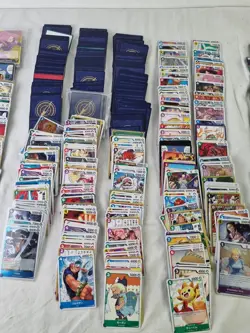 One Piece Card Game Large 2.5kg Job Lot Bundle Red Green & Blue Used - Image 3