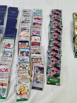 One Piece Card Game Large 2.5kg Job Lot Bundle Red Green & Blue Used - Image 4