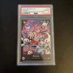 One Piece Perona Store Treasure Cup-Champ Op06-093 Psa 10 - Image 1